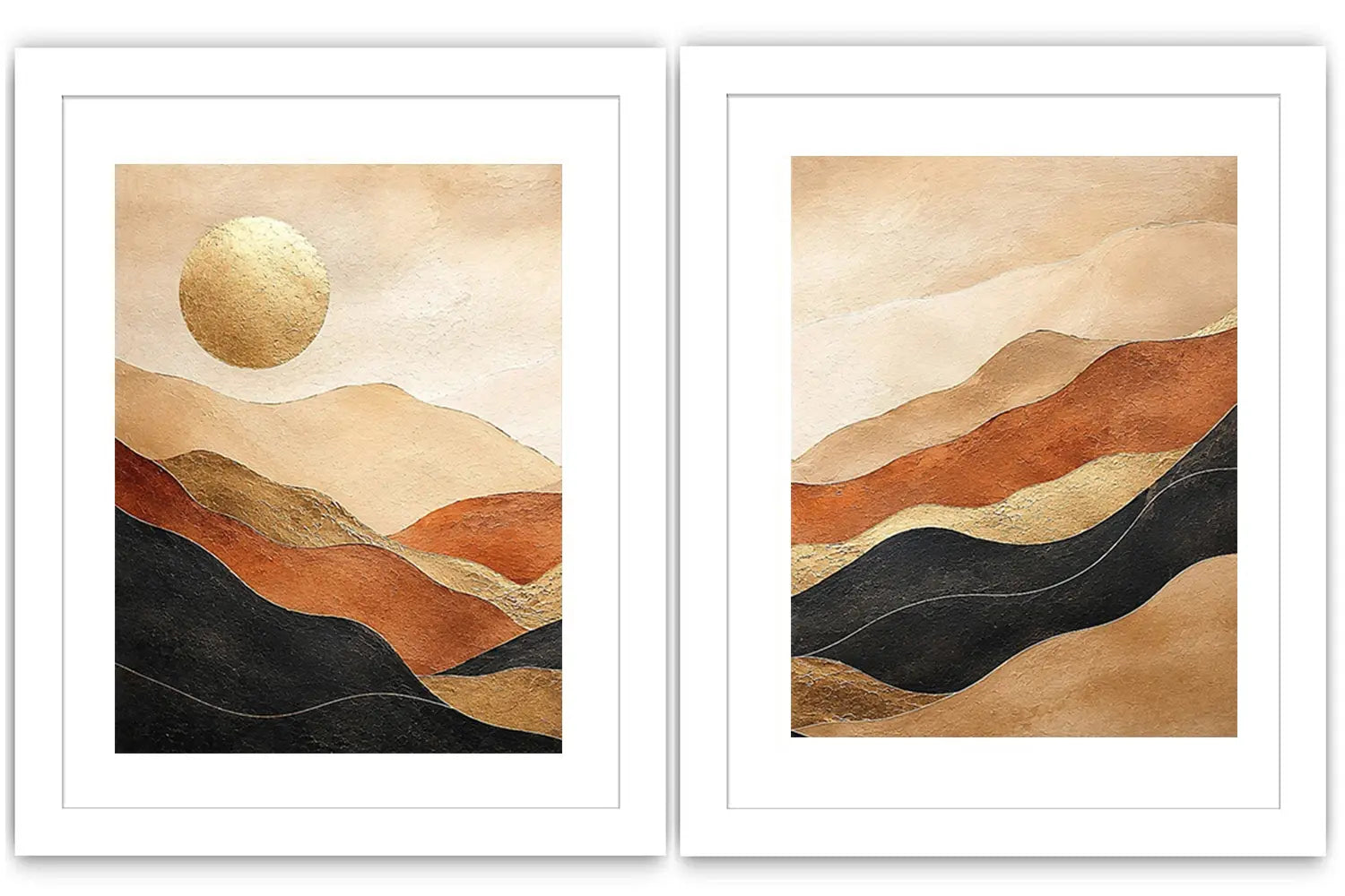 Desert Sun Drift 2 Piece Art Set