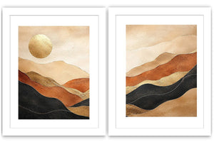 Desert Sun Drift 2 Piece Art Set
