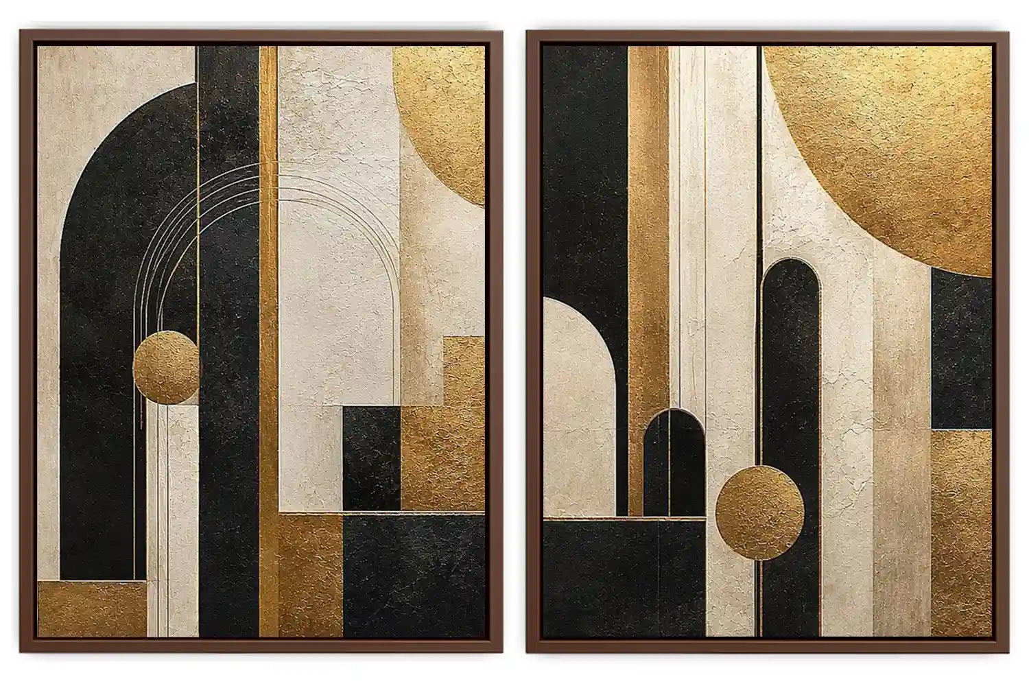 Gilded Arches 2 Piece Art Set