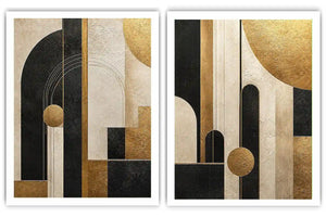 Gilded Arches 2 Piece Art Set