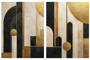 Gilded Arches 2 Piece Art Set
