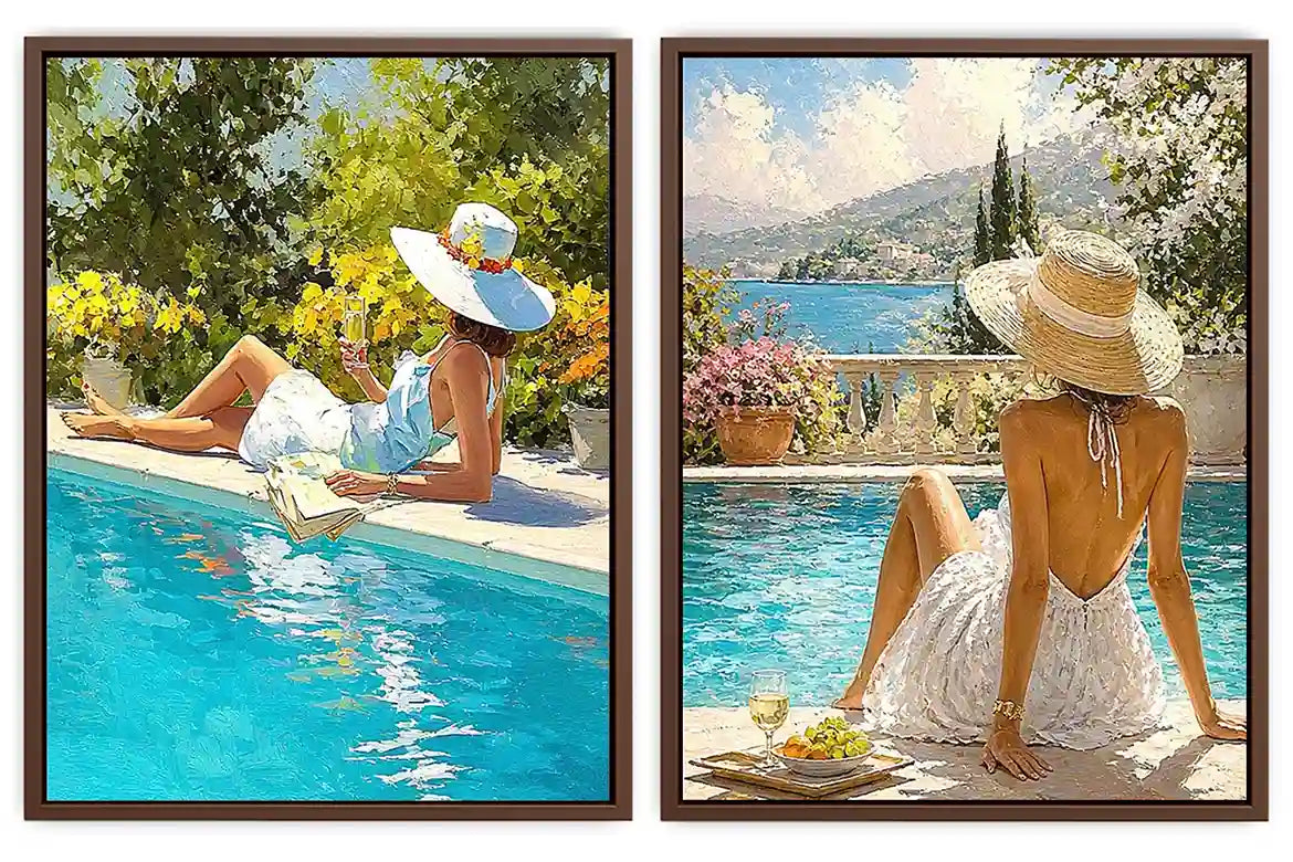 Riviera Leisure 2 Piece Art Set