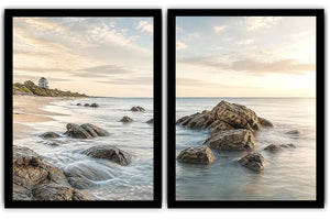 Quiet Shoreline 2 Piece Art Set