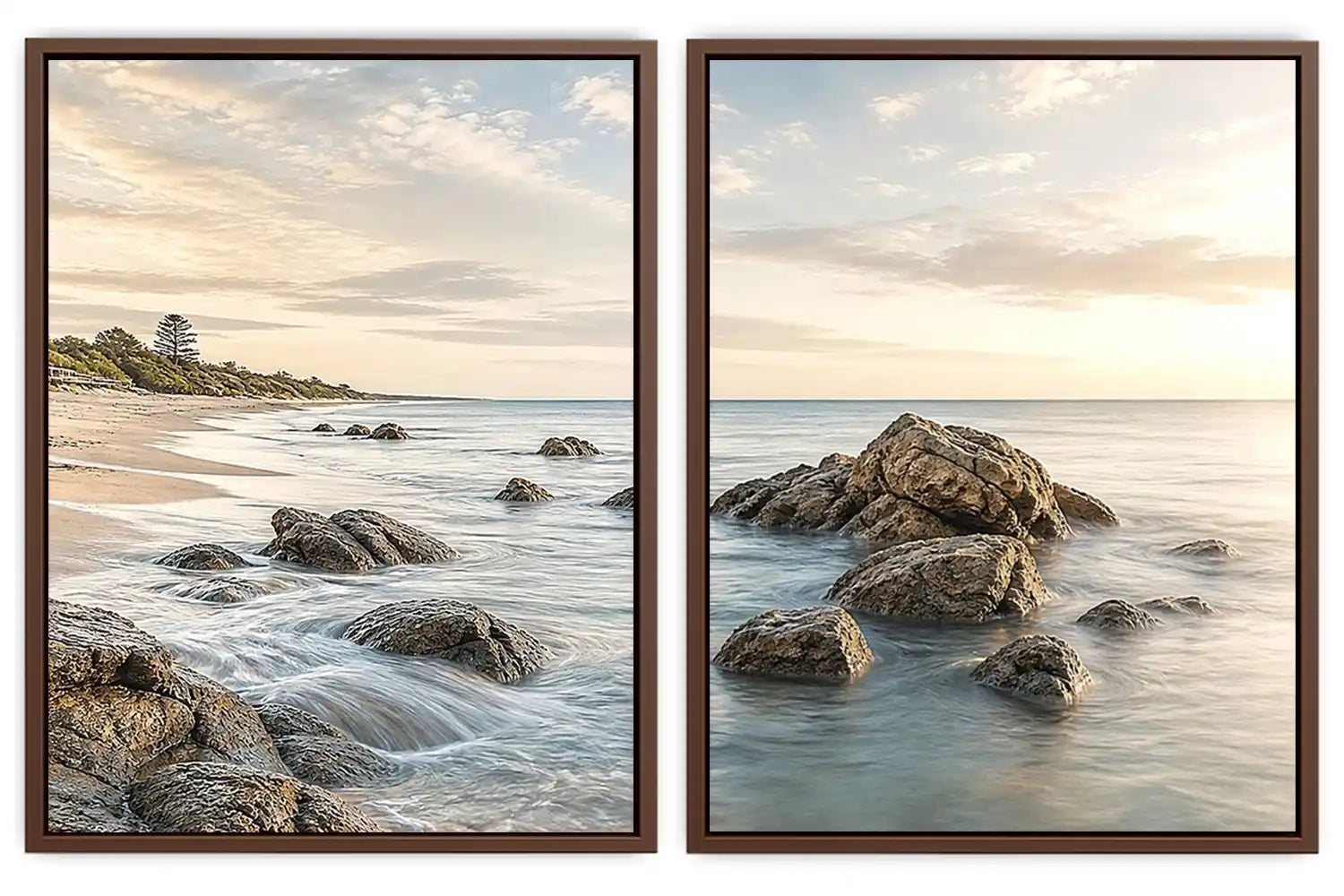 Quiet Shoreline 2 Piece Art Set