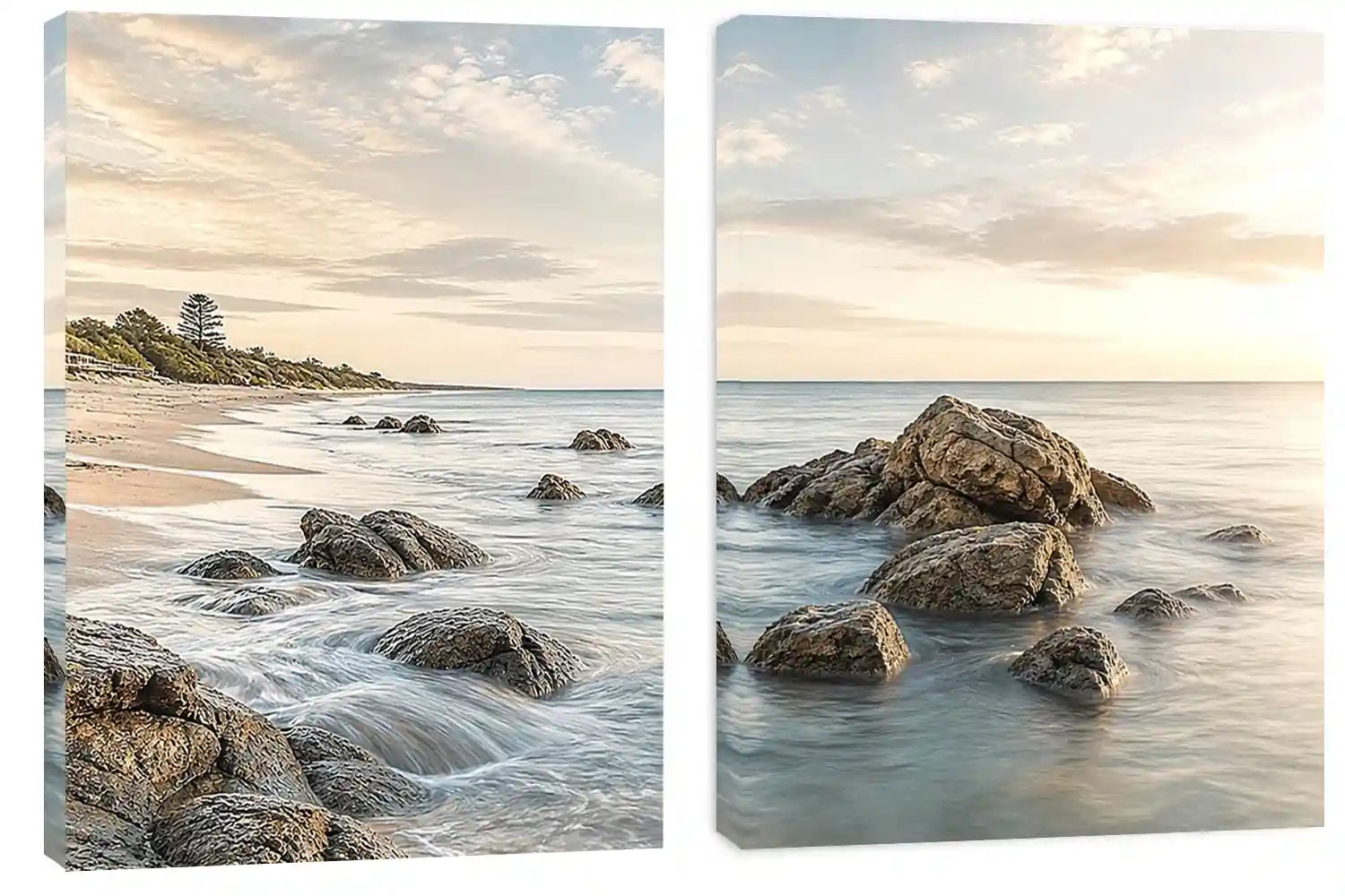 Quiet Shoreline 2 Piece Art Set