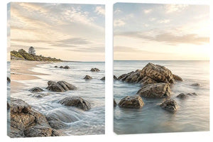 Quiet Shoreline 2 Piece Art Set