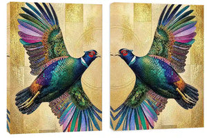 Emerald Wings 2 Piece Art Set