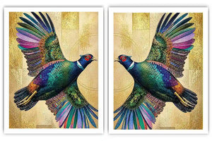Emerald Wings 2 Piece Art Set