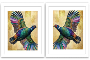 Emerald Wings 2 Piece Art Set