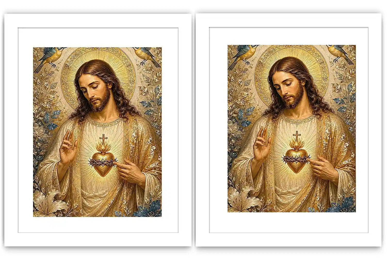 Celestial Sacred Bloom 2 Piece Art Set