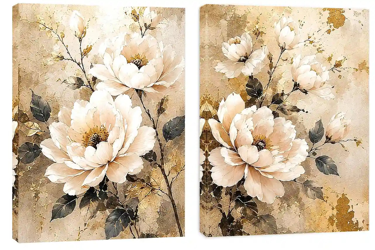 Flower Diptych