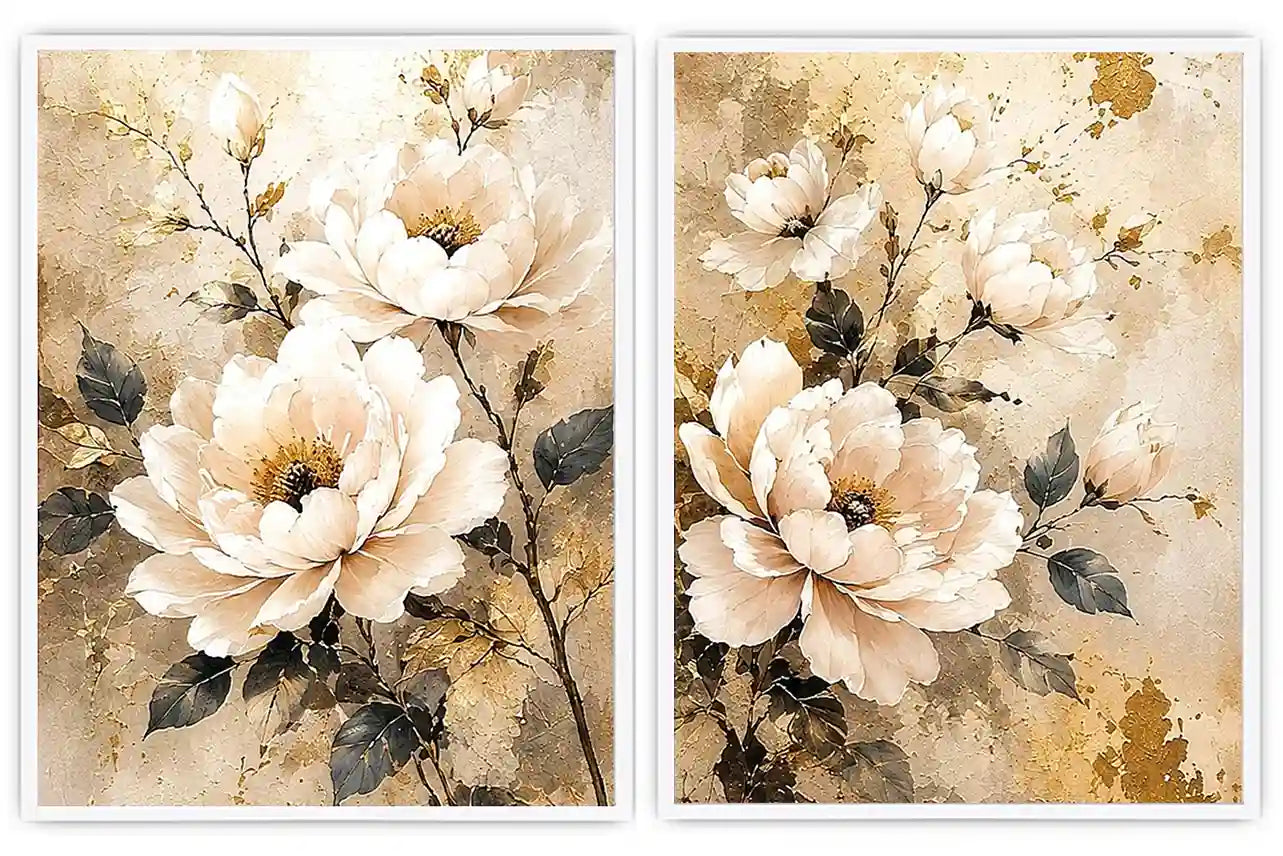 Flower Diptych