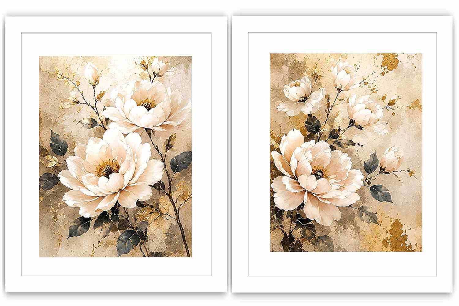 Flower Diptych