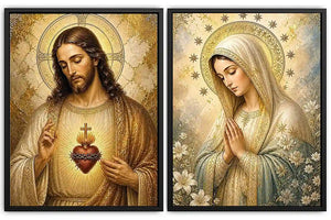 Heavenly Sacred Light 2 Piece Art Set