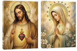 Heavenly Sacred Light 2 Piece Art Set