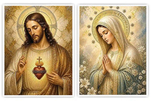 Heavenly Sacred Light 2 Piece Art Set