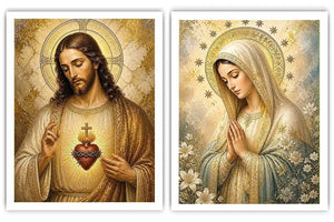 Heavenly Sacred Light 2 Piece Art Set