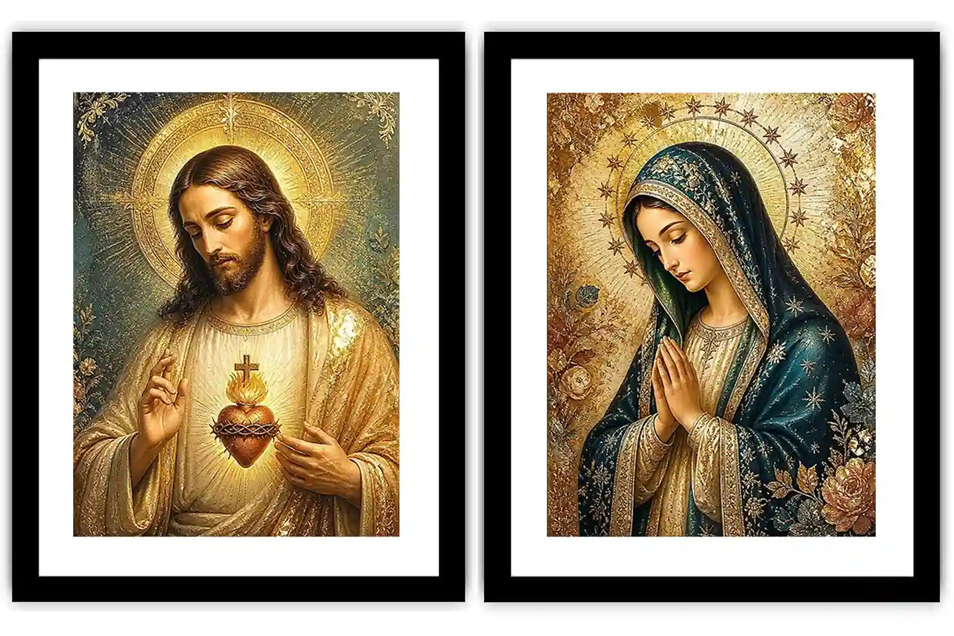 Sacred Emerald Grace 2 Piece Art Set