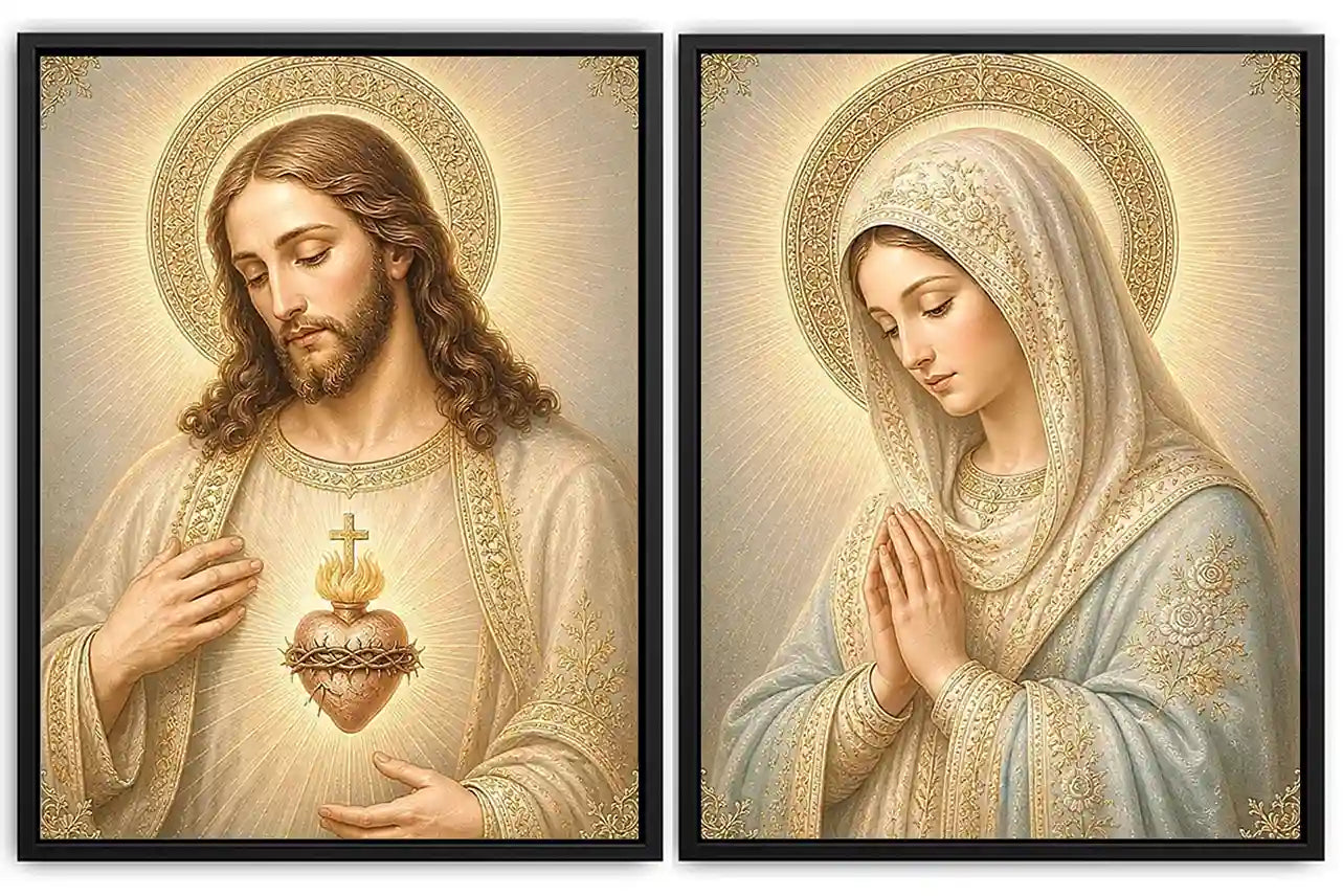Radiant Sacred Peace 2 Piece Art Set