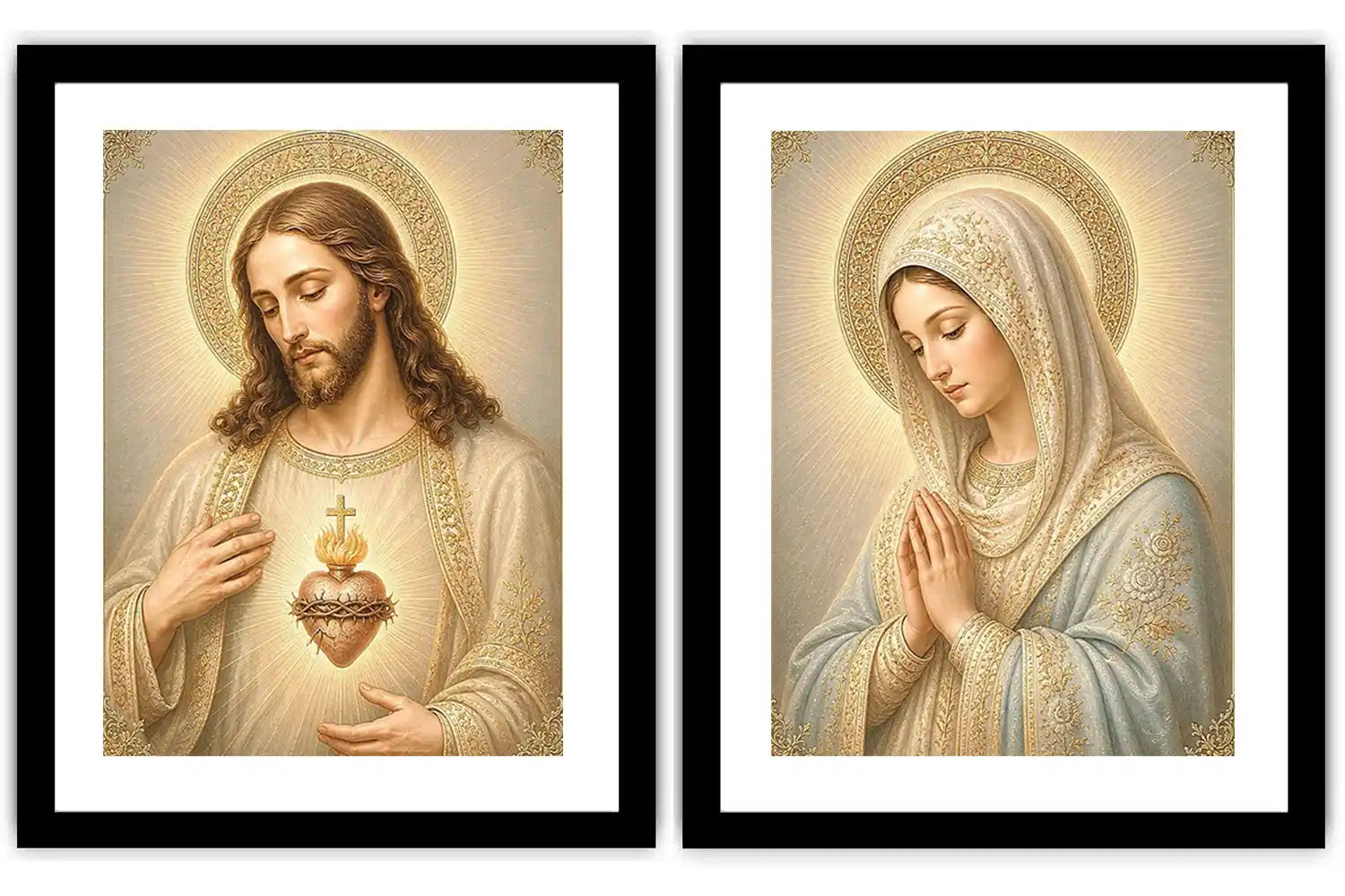 Radiant Sacred Peace 2 Piece Art Set