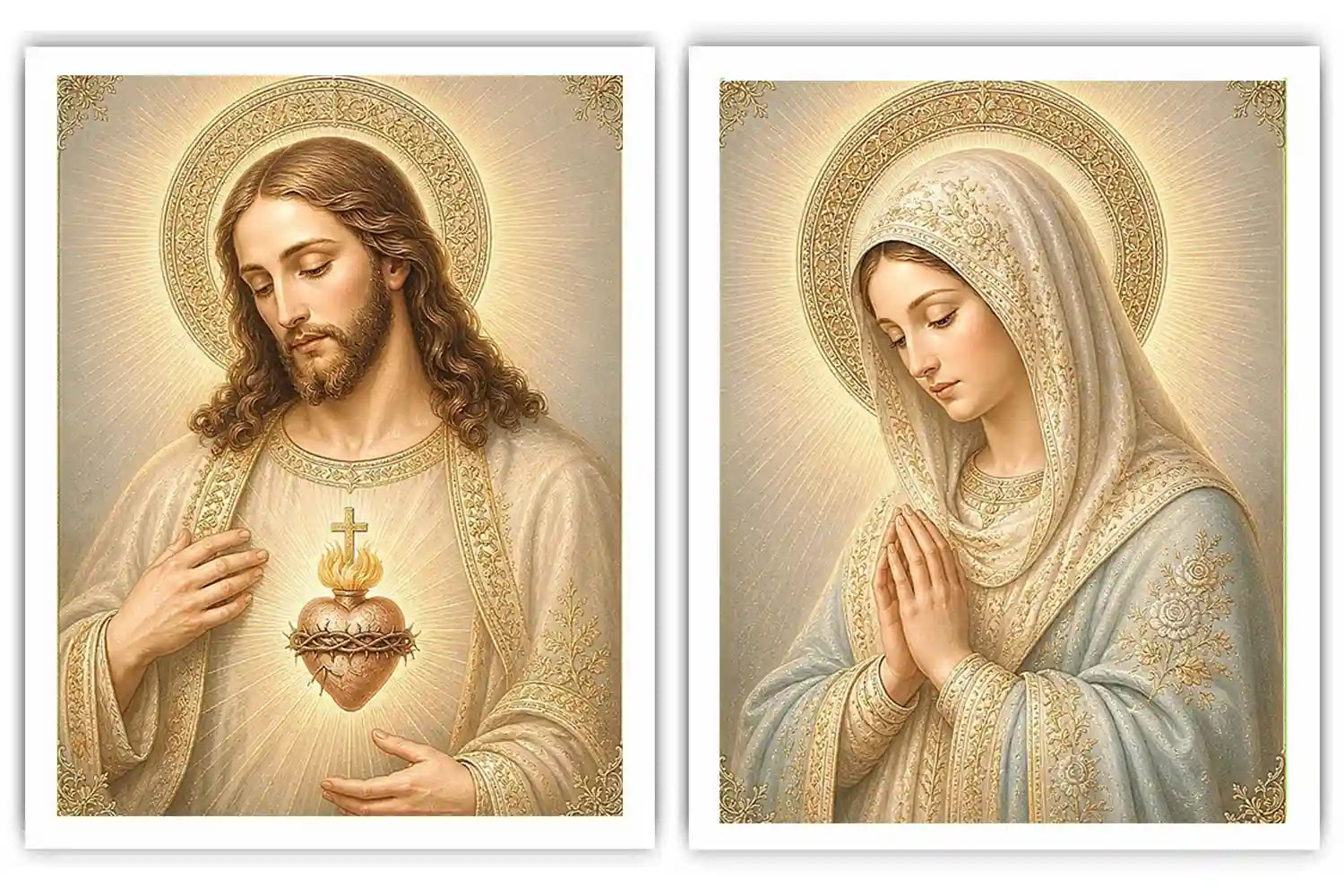 Radiant Sacred Peace 2 Piece Art Set