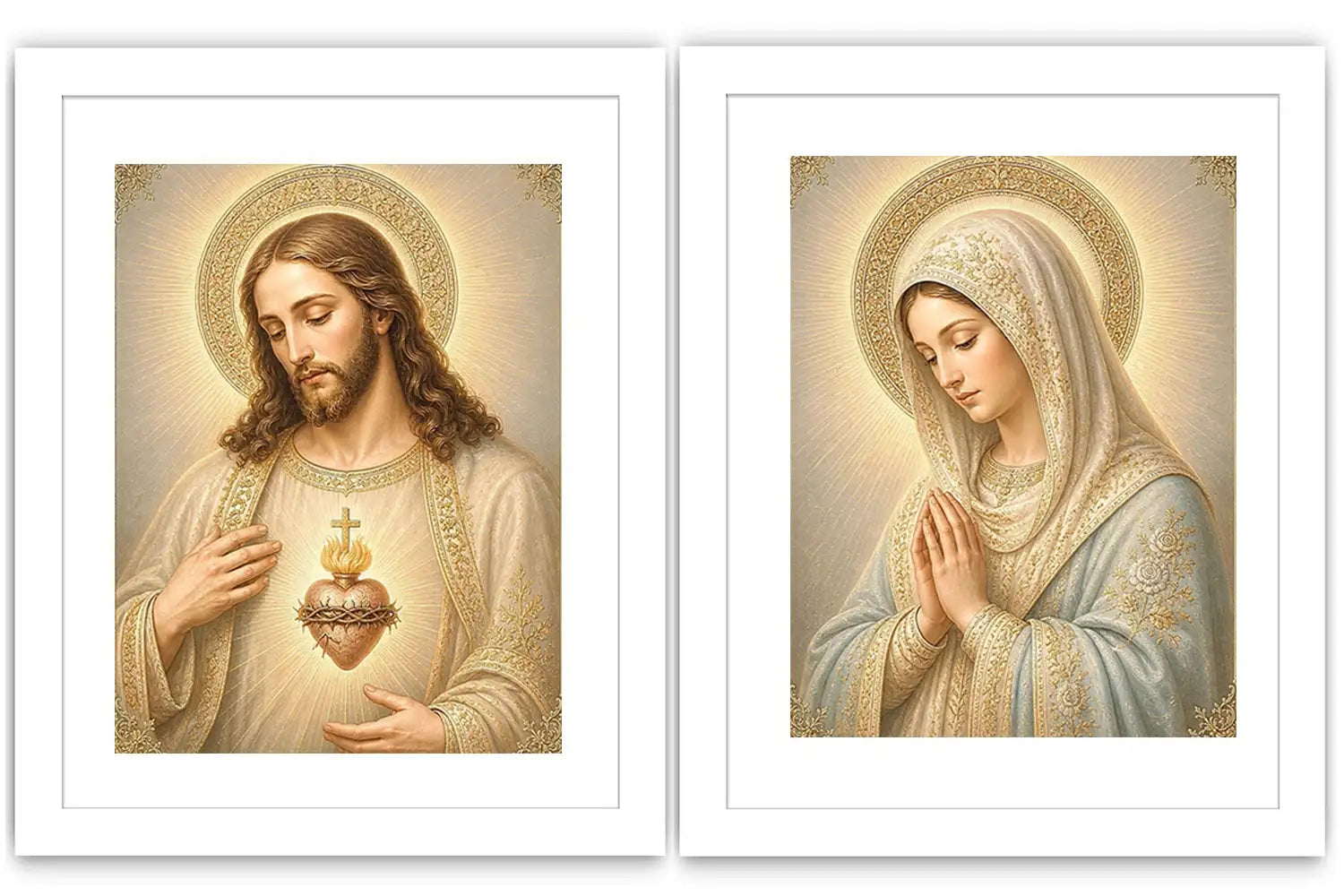 Radiant Sacred Peace 2 Piece Art Set