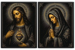 Midnight Sacred Devotion 2 Piece Art Set