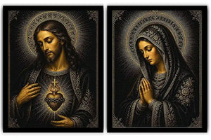 Midnight Sacred Devotion 2 Piece Art Set