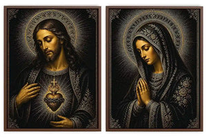 Midnight Sacred Devotion 2 Piece Art Set