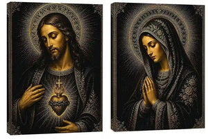 Midnight Sacred Devotion 2 Piece Art Set