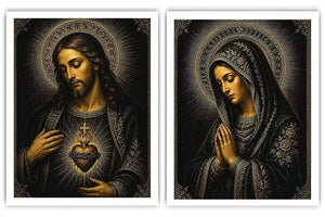 Midnight Sacred Devotion 2 Piece Art Set