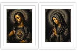 Midnight Sacred Devotion 2 Piece Art Set