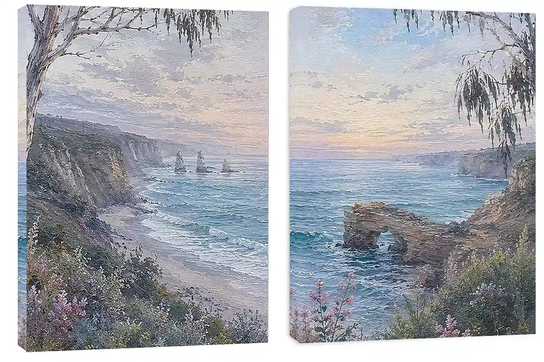 Coastal Arch Serenity 2 Piece Art Set
