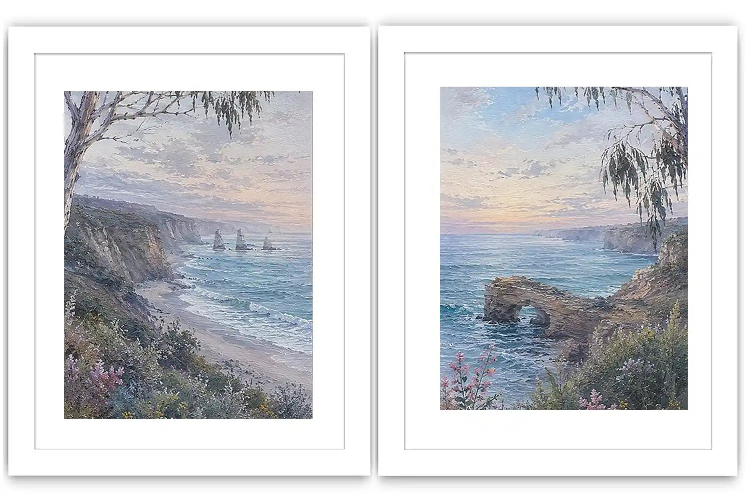 Coastal Arch Serenity 2 Piece Art Set