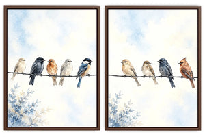 Whispers on the Wire 2 Piece Art Set