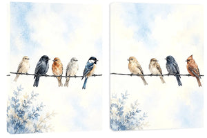 Whispers on the Wire 2 Piece Art Set