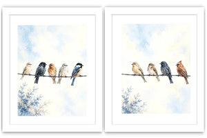 Whispers on the Wire 2 Piece Art Set