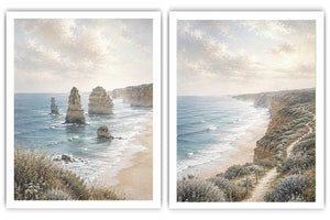 Coastal Serenity 2 Piece Art Set