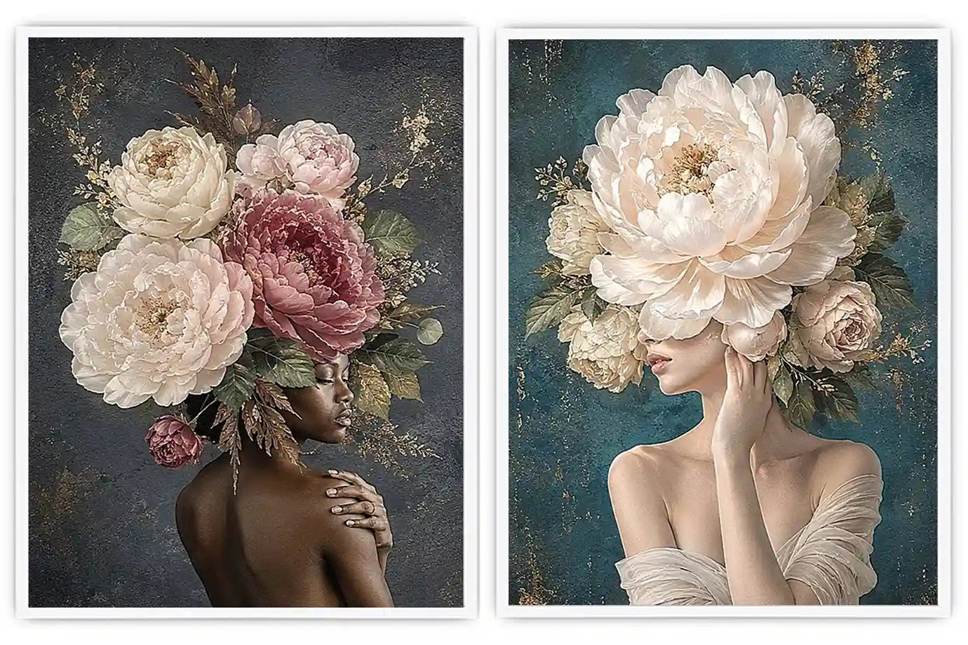 Blooming Grace 2 Piece Art Set