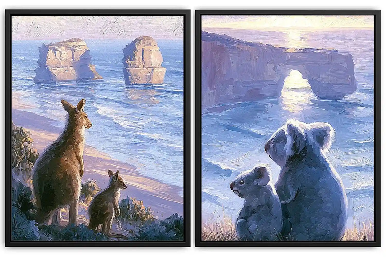 Dusk Coast Companions 2 Piece Art Set