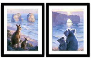 Dusk Coast Companions 2 Piece Art Set