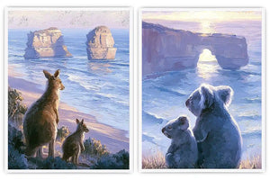 Dusk Coast Companions 2 Piece Art Set