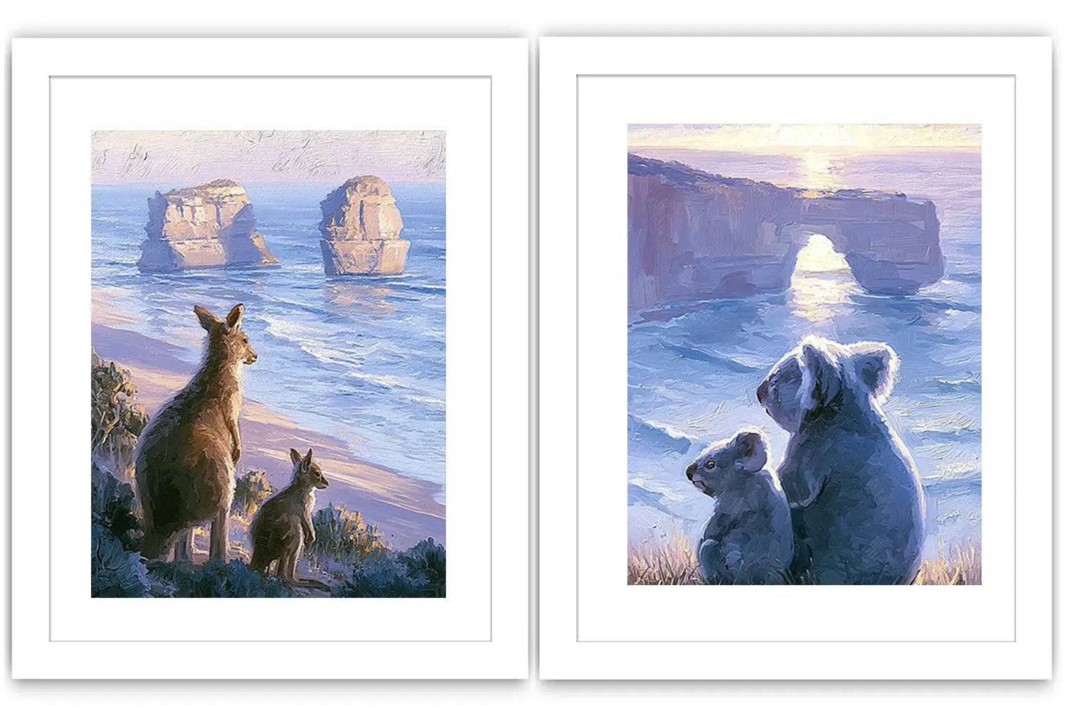 Dusk Coast Companions 2 Piece Art Set