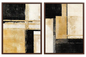 Golden Balance 2 Piece Art Set