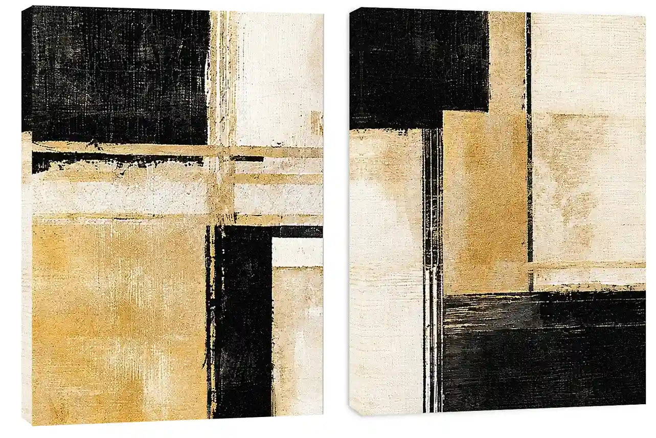 Golden Balance 2 Piece Art Set