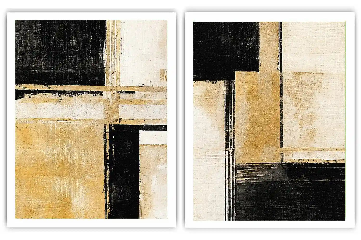 Golden Balance 2 Piece Art Set