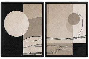 Quiet Orbit 2 Piece Art Set