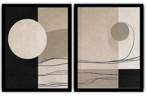 Quiet Orbit 2 Piece Art Set