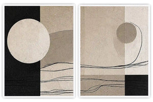 Quiet Orbit 2 Piece Art Set