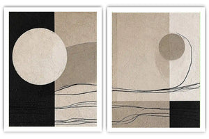 Quiet Orbit 2 Piece Art Set